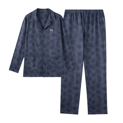 卡之恋纯棉加厚睡衣男春秋冬长袖