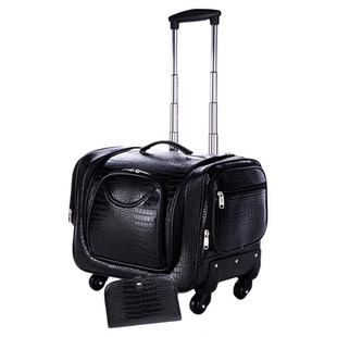 专业化妆箱拉杆剧组跟妆假发箱大容量美甲纹绣化妆师收纳行李箱包