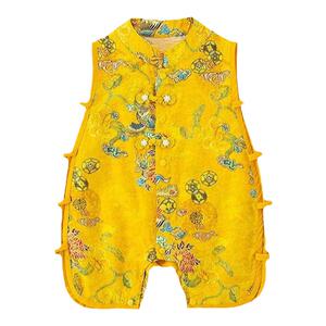 男宝宝夏天爬服婴儿中国风