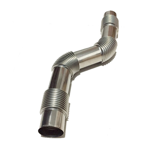 [304不锈钢]直径60mm波纹管多节可弯曲可定做大小头设计排烟管