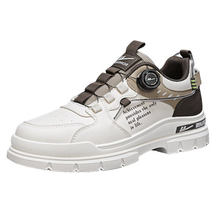 回力男鞋春季休闲百搭增高小白板鞋登山运动皮面工装潮鞋2026新款