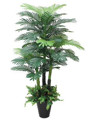 仿真散尾葵植物客厅大型盆栽摆件