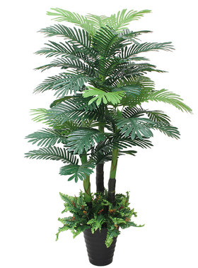 仿真散尾葵植物客厅大型盆栽摆件