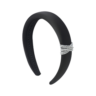 缎面珍珠发箍女款高颅顶白色发窟日常外戴高级感头箍发卡压发发饰