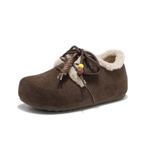 星期六全包勃肯棉鞋女2025新款冬季加绒舒适百搭毛毛鞋厚底雪地靴