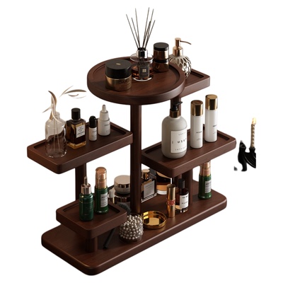 中古风梳妆台桌面置物收纳架