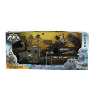 军模玩具模型玩具DIY玩具集多美轰天勇将系列运输车套装 545650