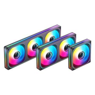 乔思伯ZA360/240/120 一体式机箱积木风扇ARGB温控水冷风扇PWM