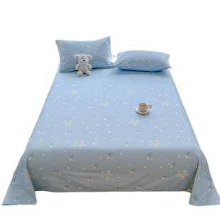 老粗布床单纯棉100全棉单件2026新款被单三件套宿舍单人夏季凉席