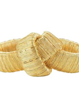 Dare买手店 ikico 绳结戒指小众原创复古通勤饰品首饰气质百搭女