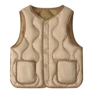 童装儿童羽绒马甲2024年新款秋冬季男童女童宝宝中大童亲子装马夹