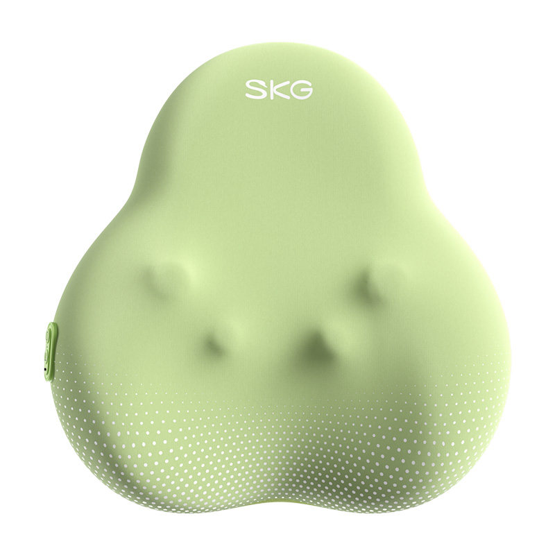 礼物推荐SKG小青梨腰部按摩仪器背部腰靠腰垫车载热敷靠垫神器