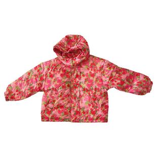 连帽羽绒服女款冬季高级感花色洋气宽松欧货时髦爆款白鸭绒外套潮