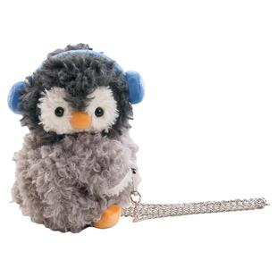 小羊古力企鹅趴趴斜挎包可爱卡通毛绒玩偶背包包lolita女生日礼物