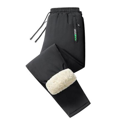 啄木鸟棉裤男款冬季加绒加厚男士冲锋裤外穿防风保暖羊羔绒裤子男