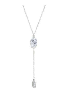 CUSSK 水滴形流苏项链时尚长款毛衣链人鱼泪吊坠轻奢小众百搭配饰