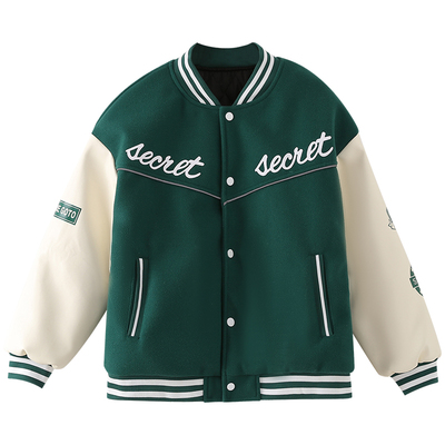 胖男童夹棉外套秋冬款加肥加大码