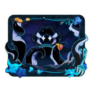 冲呀饼干人王国月影冰浪传说光栅贴纸海妖精墨鱼官方周边