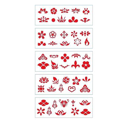 中国风儿童额头花钿眉心贴女童