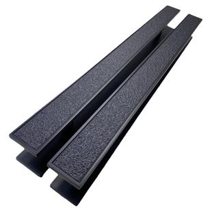 现代中式玻璃门把手 简约大门拉手黑金 新款木门酒店把手定制刻字