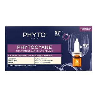 Phyto发朵加强版女性植物渐进式遗传性脱发头皮精华滋润12支装