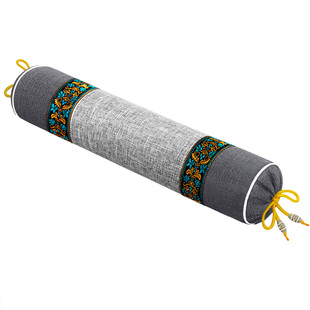 圆枕头颈椎枕睡觉专用圆柱形艾草加热荞麦护颈椎助睡眠糖果护颈枕