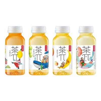 农夫山泉茶π茶兀茶派250ml蜜桃乌龙茶饮料整箱小瓶装西柚茉莉花