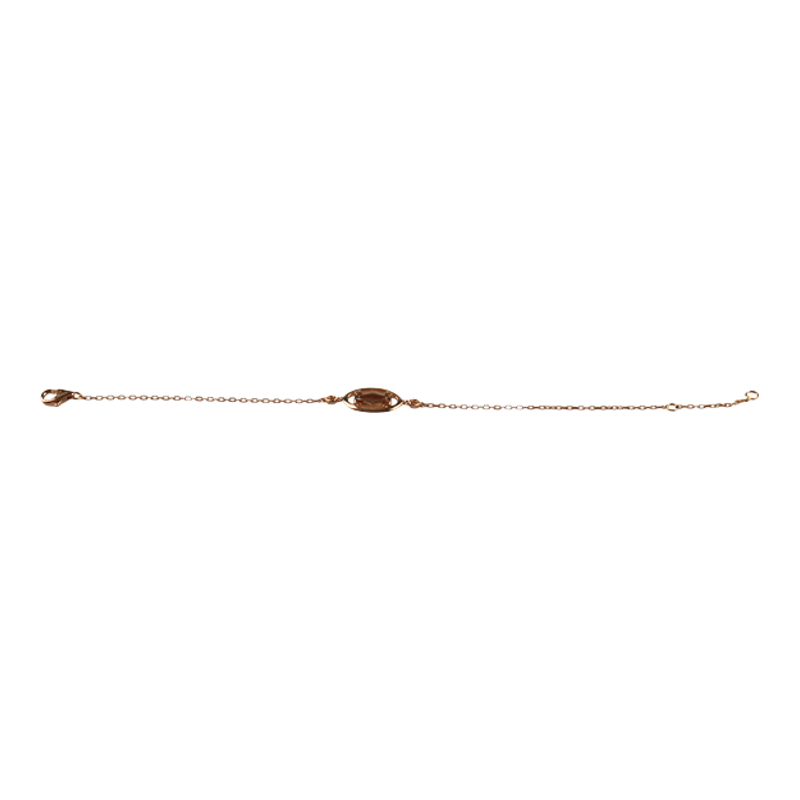 【自营】中古95新Cartier卡地亚CARTIER LOGO手链750玫瑰金18cm