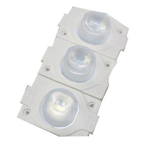 12V大功率灯箱侧光源 LED3030注塑透镜防水模组 单灯漫反射对射