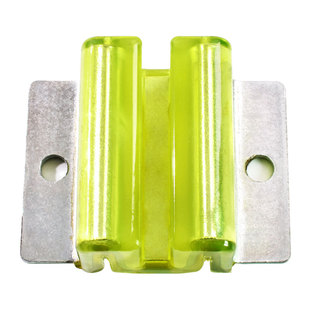 电梯对重导靴三菱型空心轨副轨W M型单靴衬头适用通用奥的斯配件