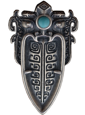 饕餮纯银吊坠复古民族风