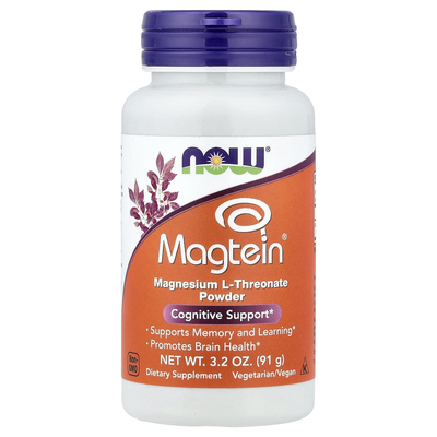 诺奥,Magtein®, Magnesium L-Threonate Powder, 3.2 oz (91 g)