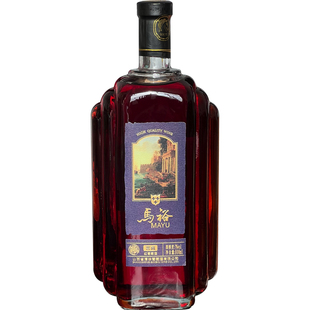 山西清徐马裕窖藏甜红葡萄酒原宝石一帆风顺赤霞珠800ml整箱6瓶装
