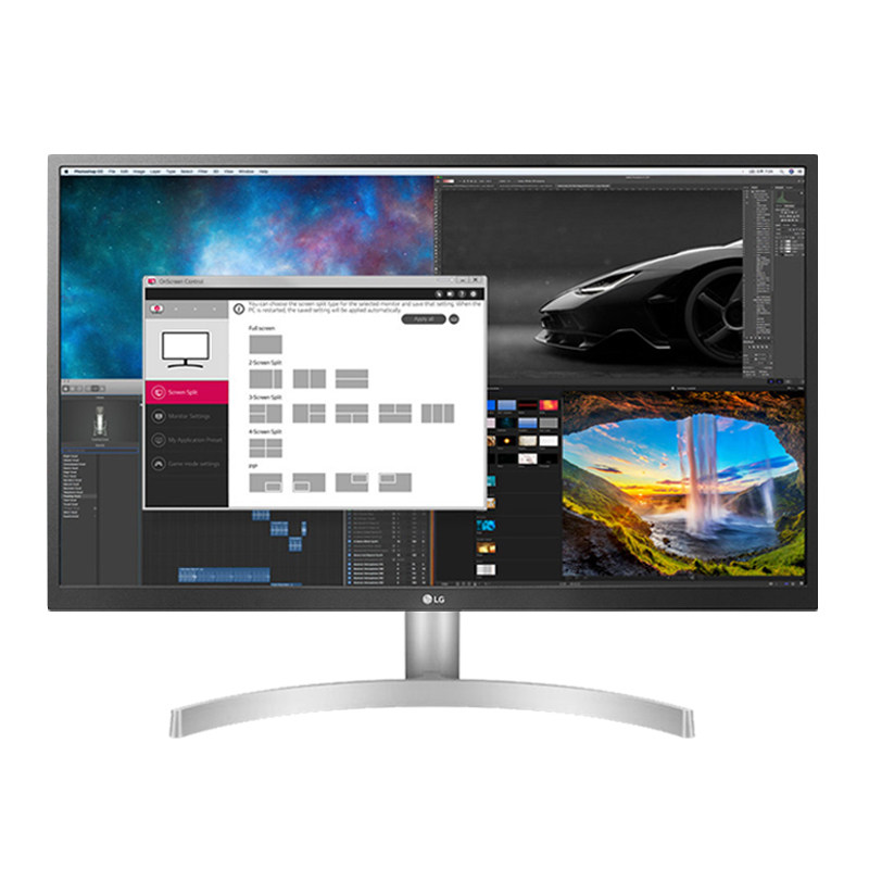 LG 27UL500升级版 27UP550N 27英寸4K显示器HDR10超高清IPS屏幕