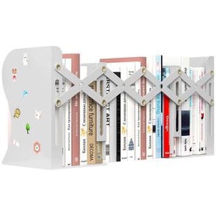 可伸缩书立架学生桌面立书靠书本收纳架加厚加大号立书架放书置物架儿童书夹初高中生收纳折叠书挡板分隔神器