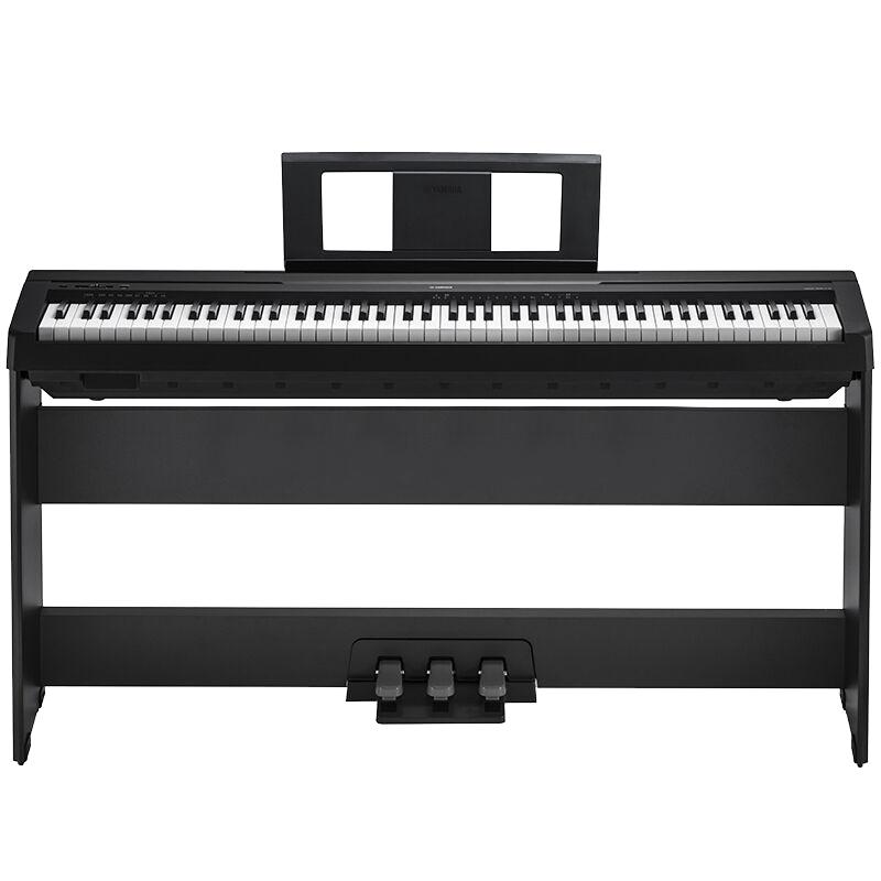 雅马哈电钢琴初学者88键重锤p145b便携式家用专业智能电子钢琴p48