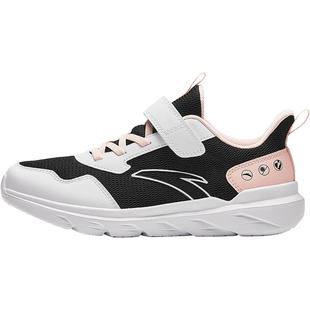 安踏儿童鞋女童元气跑步鞋2026网面透气软底抗菌中大童运动鞋校园