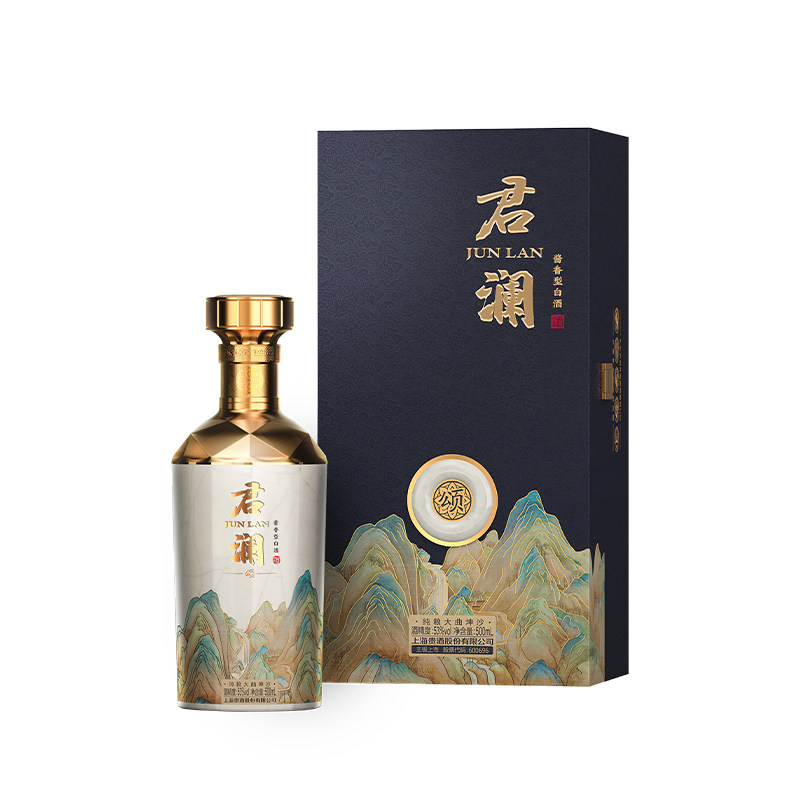 君道贵酿君澜·颂酒53度酱香型白酒500ml礼盒装大曲坤沙工艺纯粮