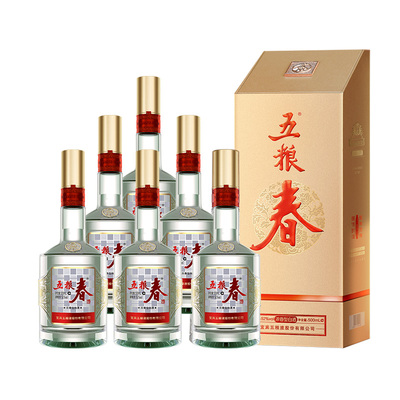 五粮浓香五粮春52度500ml白酒