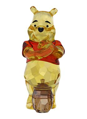 【自营】施华洛世奇小熊维尼家族车摆件家居装饰收藏仿水晶礼物