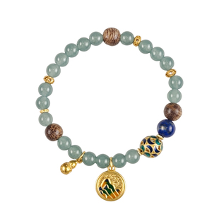 宫里的世界玉沉青辉手链高级感创意饰品送朋友亲人生日礼物