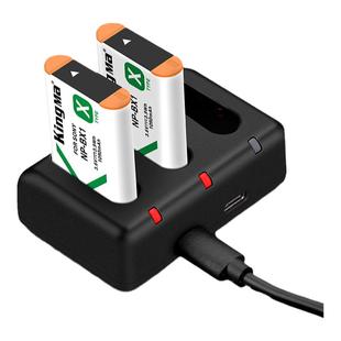 3C认证劲码NP-BX1电池适用索尼ZV1二代黑卡RX100M7 M6 M5 M4 M3 CX240E RX1R WX300 ZV1F微单相机充电器ZV1M2