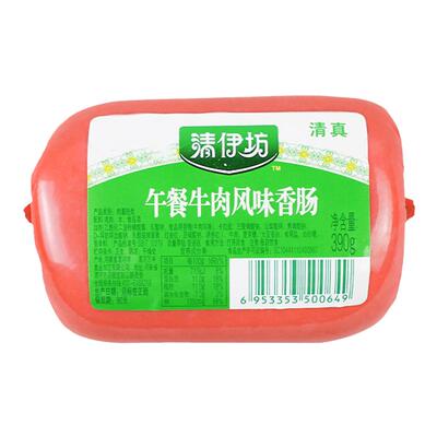 清伊坊清真午餐肉肠方腿火腿肠