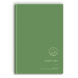 简约笔记本子ins莫兰迪色文艺精致记事本缝线本加厚A5车线本B5本