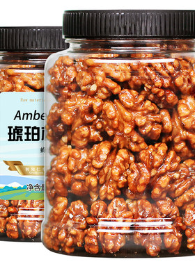 蜂蜜琥珀核桃仁500g孕妇专用坚果零食山核桃肉琥珀核桃仁旗舰店