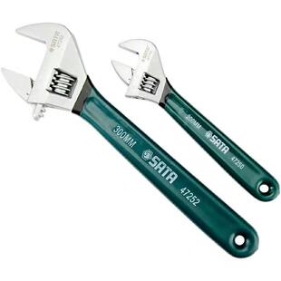 世达多功能沾塑欧式活动扳手柄活络扳手4寸8寸10寸12寸24寸47250