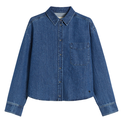 【秋冬奢享】Weekend MaxMara 25女装棉质牛仔衬衫5116055206