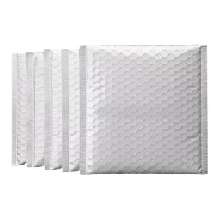 白色珠光膜气泡信封袋加厚防水防震泡沫袋服装书本快递物流包装袋