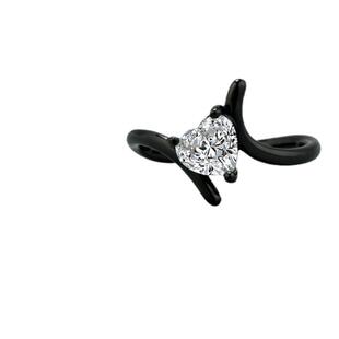 【夏之光同款】abyb追光者黑色戒指小众开口设计表白个性指环礼盒