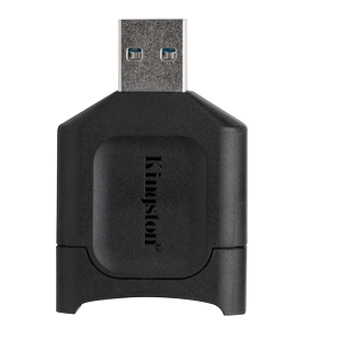 金士顿 sd相机卡 UHS-II MLP高速读卡器 USB3.2接口 高性能SD卡读卡器 迷你时尚便携